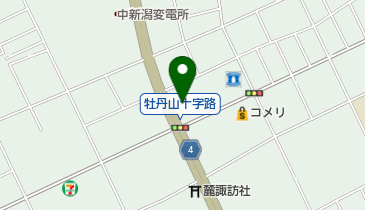 Honda Cars新潟牡丹山店の地図画像