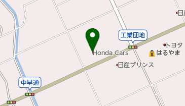 Honda Cars新潟南店の地図画像