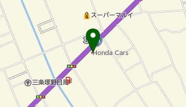 Honda Cars新潟県央三条店の地図画像