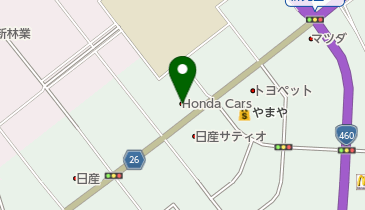 Honda Cars下越中央新発田南店の地図画像