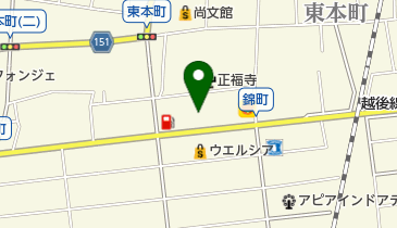 Honda Cars上越中央柏崎東本町店の地図画像