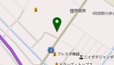 Honda Cars新潟横越店の地図画像