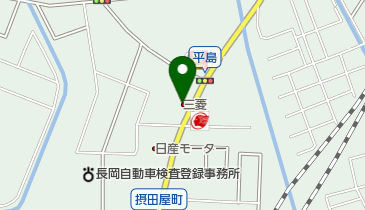 中越三菱自動車販売長岡中央店の地図画像