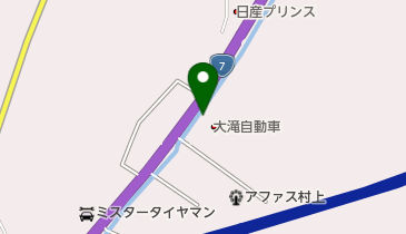 マツダオートザム村上の地図画像