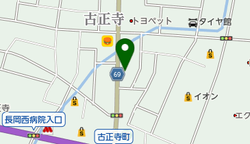 マツダオートザム長岡西の地図画像