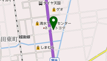 新潟マツダ自動車吉田店の地図画像