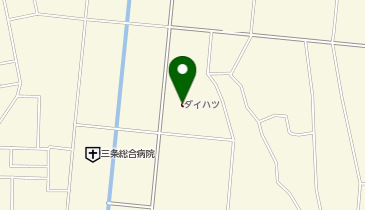 新潟ダイハツモータースダイハツ三条の地図画像