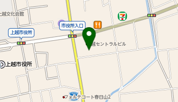 新潟ダイハツモータースダイハツ上越の地図画像