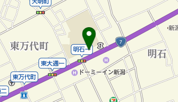 新潟ダイハツモータースダイハツ明石通の地図画像