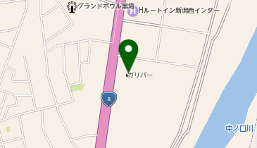 ガリバーLIBERALA新潟の地図画像