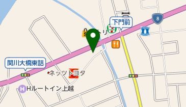 レッドバロン上越の地図画像