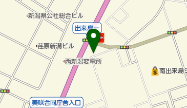 PEUGEOT新潟の地図画像