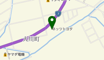 ネッツトヨタ新潟胎内中条店の地図画像