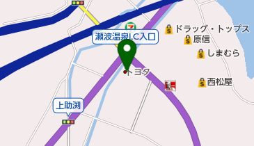 トヨタカローラ新潟村上店の地図画像