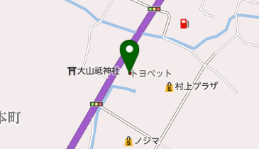 新潟トヨペット村上店の地図画像