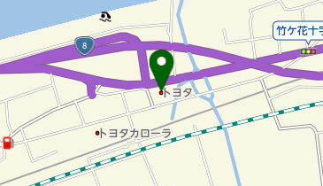 トヨタカローラ北越糸魚川店の地図画像