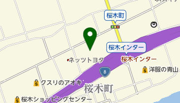 新潟トヨタ自動車新潟店の地図画像