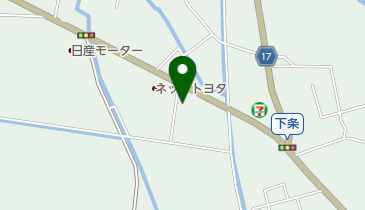 トヨタカローラ新潟五泉店の地図画像