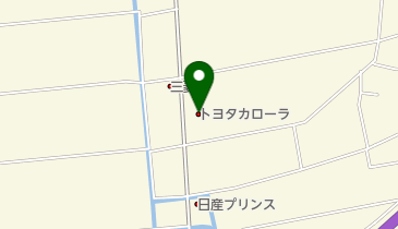 トヨタカローラ新潟巻店の地図画像