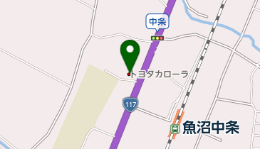 トヨタカローラ北越十日町店の地図画像