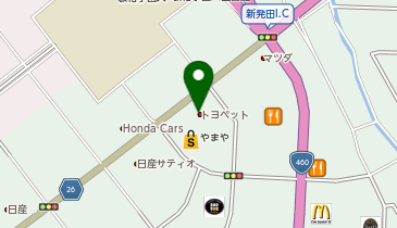 新潟トヨペット新発田店の地図画像
