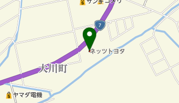 トヨタカローラ新潟中条店の地図画像