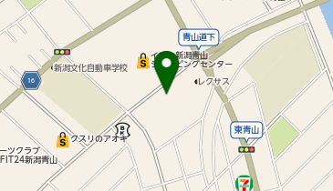 トヨタカローラ新潟青山フォーラム店の地図画像