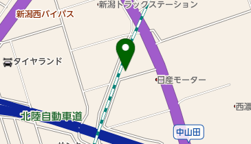 新潟日産モーターはーとぴあ新潟西センターの地図画像