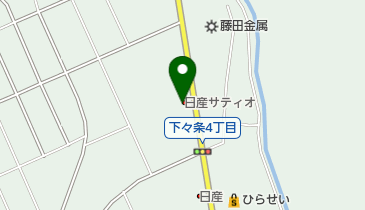 日産サティオ新潟西長岡下々条店の地図画像