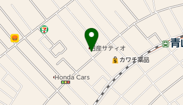 日産サティオ新潟青山店の地図画像