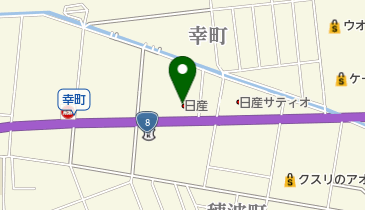 新潟日産柏崎店の地図画像