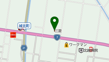 東日本三菱自動車販売新発田店の地図画像
