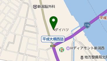 新潟ダイハツモータースダイハツ黒埼インターの地図画像