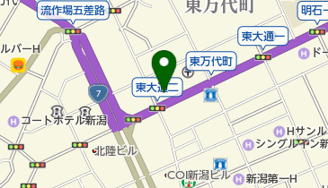 新潟ダイハツモータース本社の地図画像