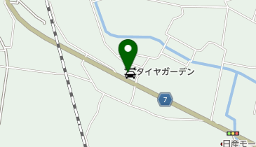 タイヤガーデン五泉の地図画像