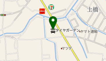 タイヤガーデンオリカサ本店の地図画像
