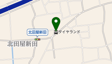 タイヤランド上越の地図画像