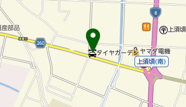 タイヤガーデン三条の地図画像