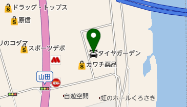 タイヤガーデン新潟西の地図画像