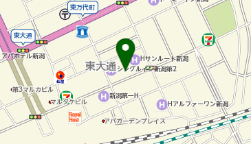 日産レンタカー新潟駅前店の地図画像