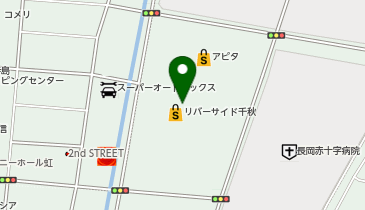 牛角焼肉食堂リバーサイド千秋店の地図画像