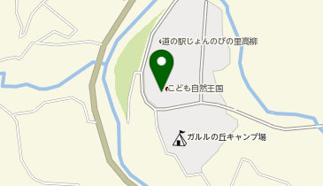 新潟県立こども自然王国の地図画像