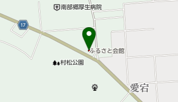 ふるさと会館の地図画像