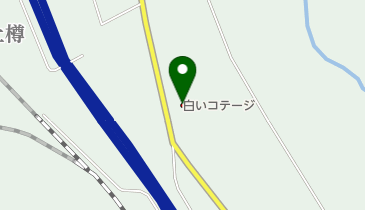 白いコテージの地図画像