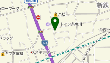 楽々荘の地図画像