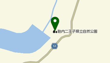 胎内二王子県立自然公園の地図画像