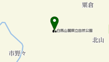 白馬山麓県立自然公園の地図画像