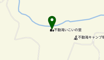 不動滝いこいの里の地図画像