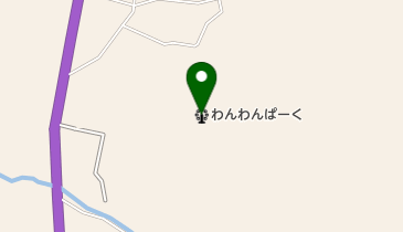 わんわんぱーくの地図画像