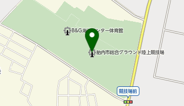胎内市総合グラウンド陸上競技場の地図画像